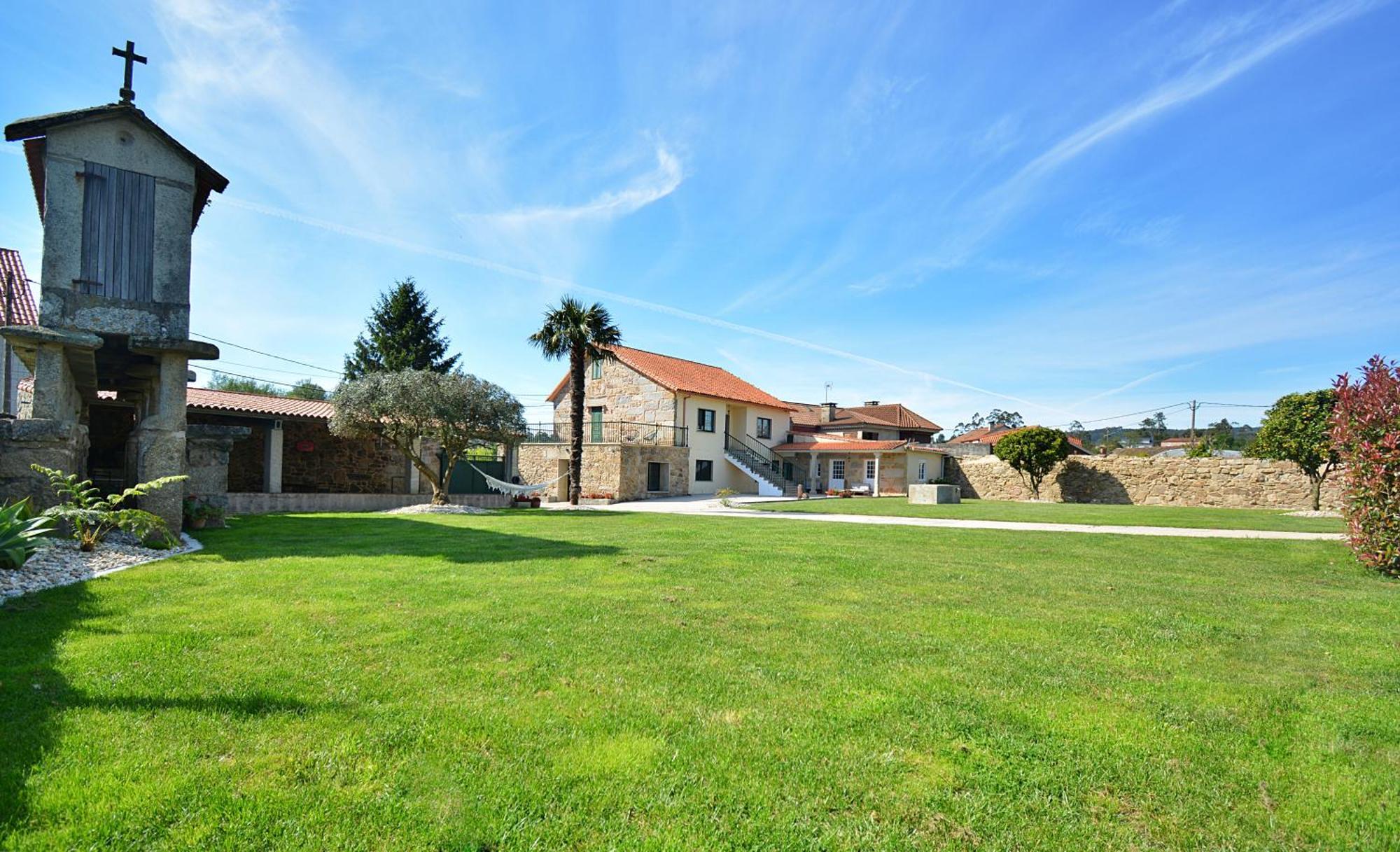 Casa con enorme jardín en Cambados Exterior foto