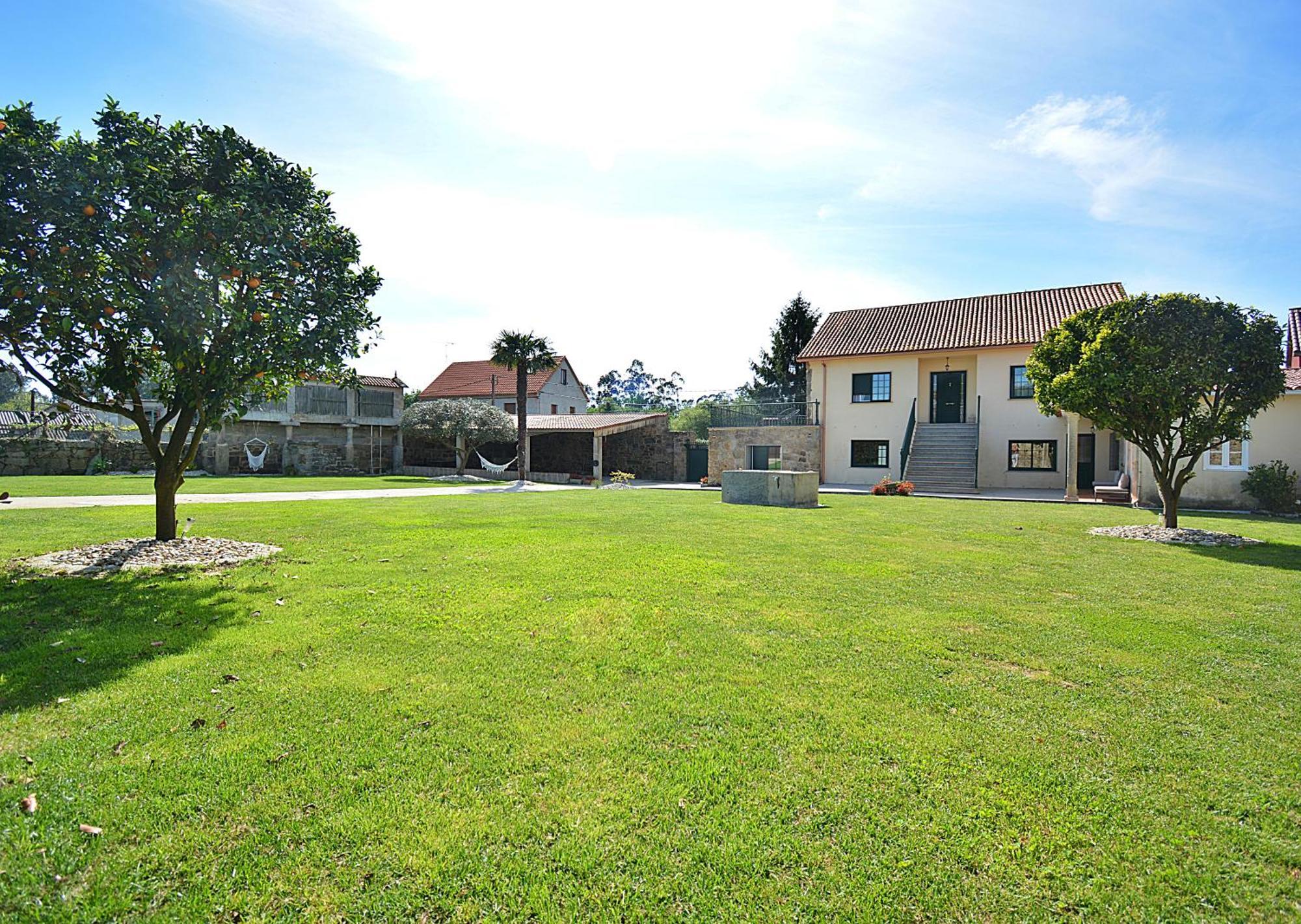 Casa con enorme jardín en Cambados Exterior foto