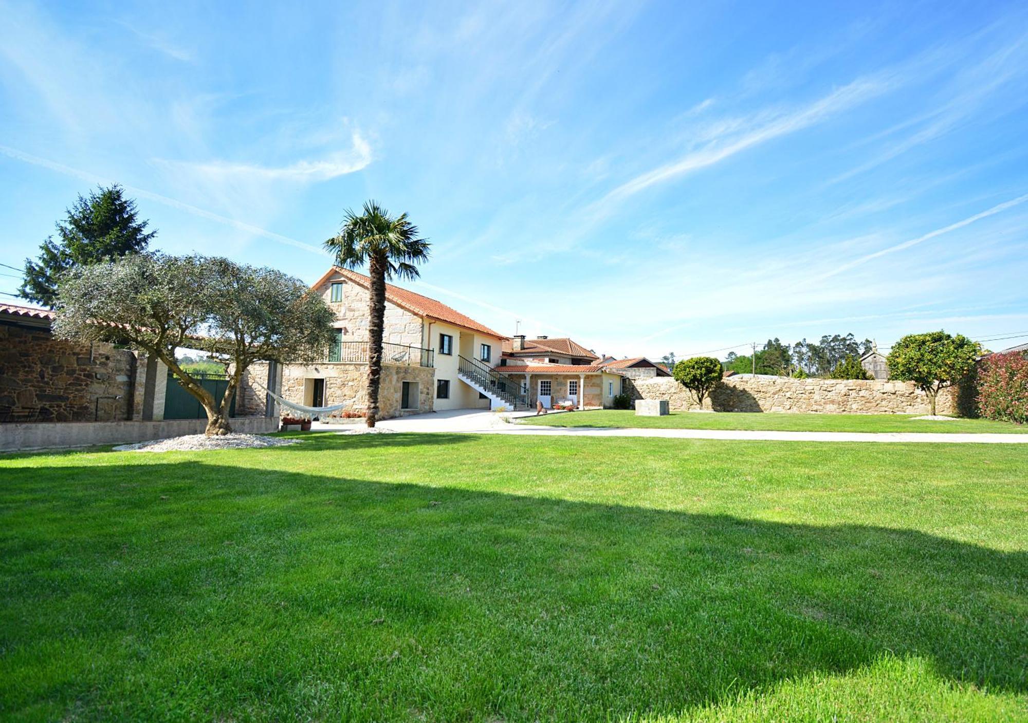 Casa con enorme jardín en Cambados Exterior foto