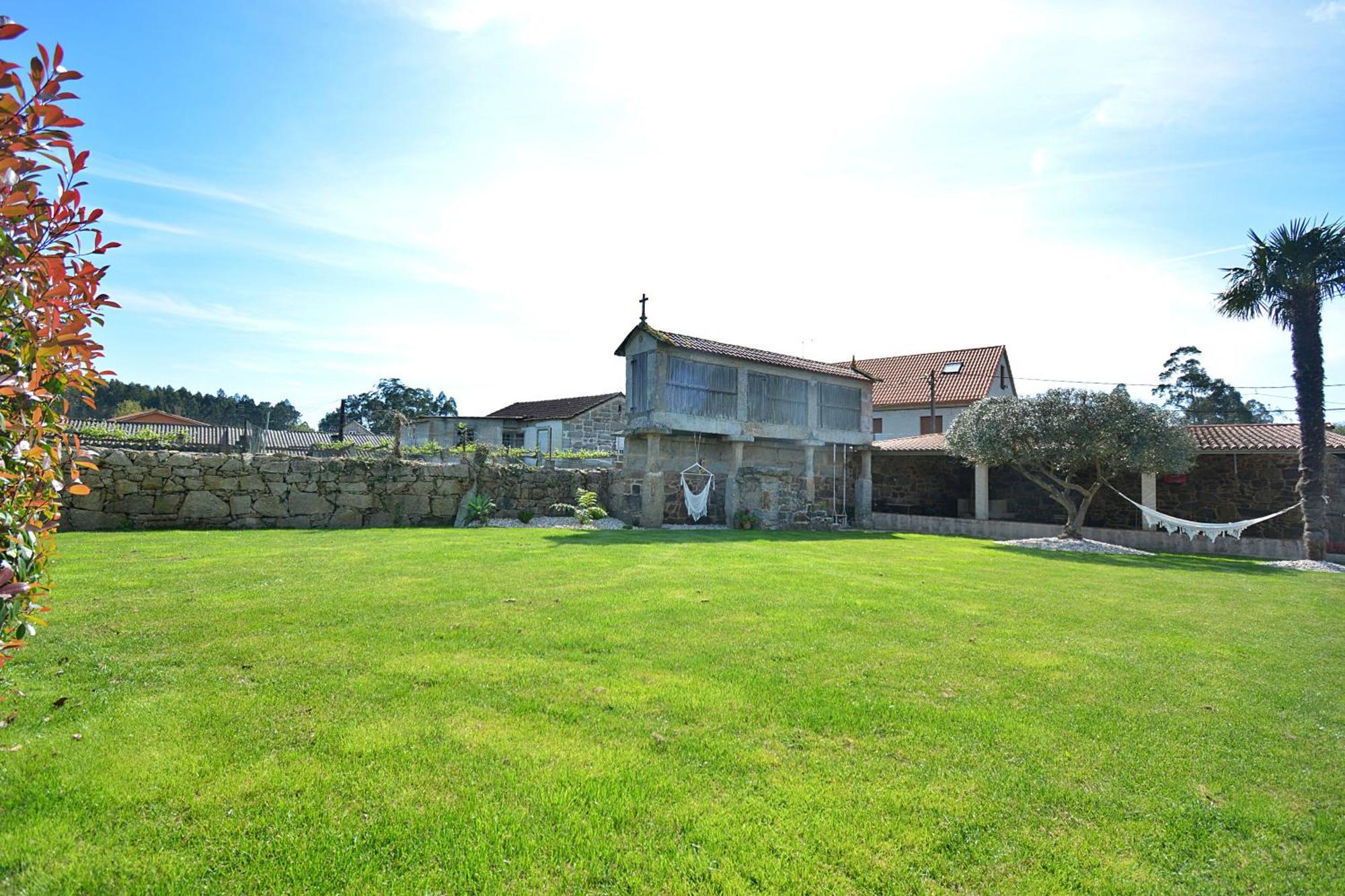 Casa con enorme jardín en Cambados Exterior foto