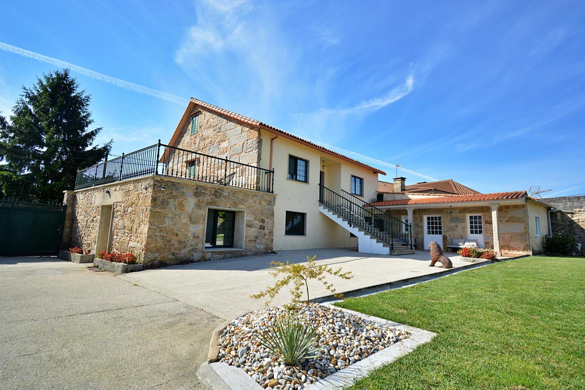 Casa con enorme jardín en Cambados Exterior foto